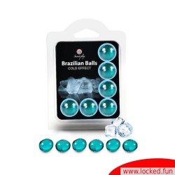 Set de 6 boules brésiliennes effet froid