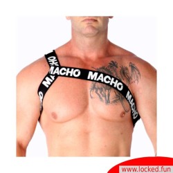 Harnais Romain blanc MACHO 3