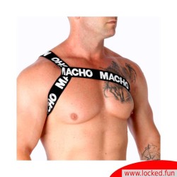Harnais Romain blanc MACHO 3