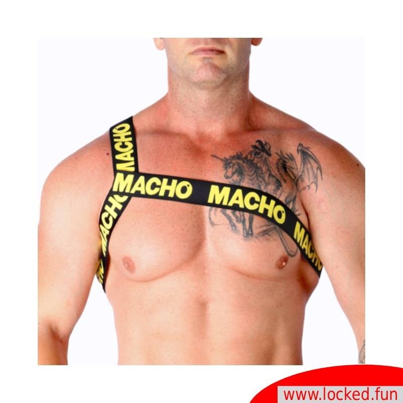 Harnais Romain jaune MACHO