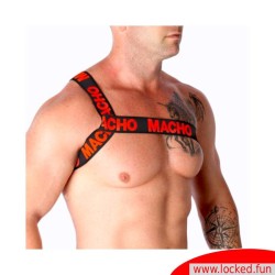 Harnais Romain rouge MACHO
