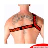 Harnais Romain rouge MACHO