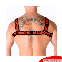 Harnais Double rouge MACHO