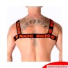 Harnais Double rouge MACHO