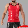 Tank Top en latex rouge - SecondSkin™ - Vêtements en latex de Paris