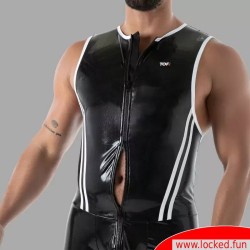 Latex Full Zip Body noir - SecondSkin™ - Vêtements en latex de Paris