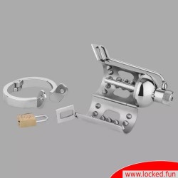 InfernoCage - Cage de chasteté avec épines et penis plug