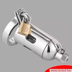 InfernoCage - Cage de chasteté avec épines et penis plug