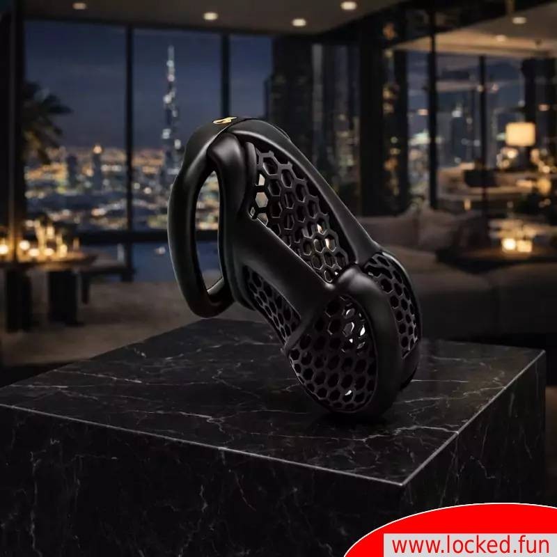 Cage de chasteté BlackGuard™ de NoPacha