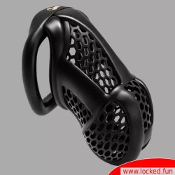 Cage de chasteté BlackGuard™ de NoPacha