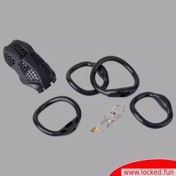 Cage de chasteté BlackGuard™ de NoPacha