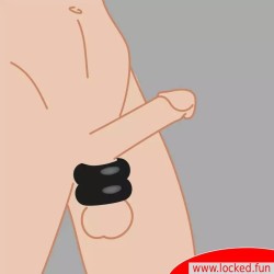 Ballstretcher et cockring en silicone SkaterBoyz