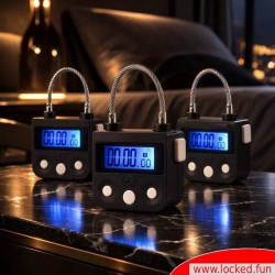 Cadenas à minuterie électronique MEOBOND pour le self bondage et les ceintures de chasteté