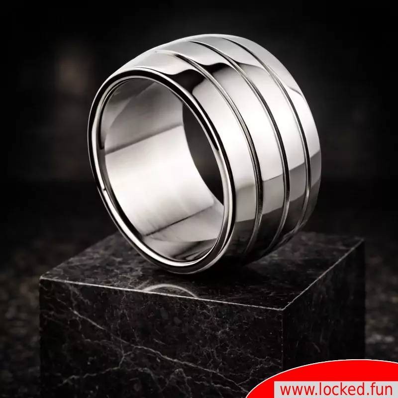 Cock ring luxueux en acier inoxydable EnduranceRing