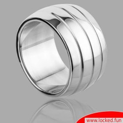 Cock ring luxueux en acier inoxydable EnduranceRing