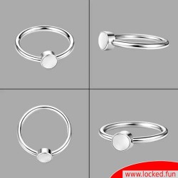 Anneau pour le gland en acier inox SpermBooster