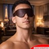 Masque occulaire BDSM en cuir de chèvre Faubourg