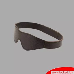 Masque occulaire BDSM en cuir de chèvre Faubourg