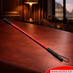 Cravache de luxe BDSM en aluminium - canne Daemonium BDSM