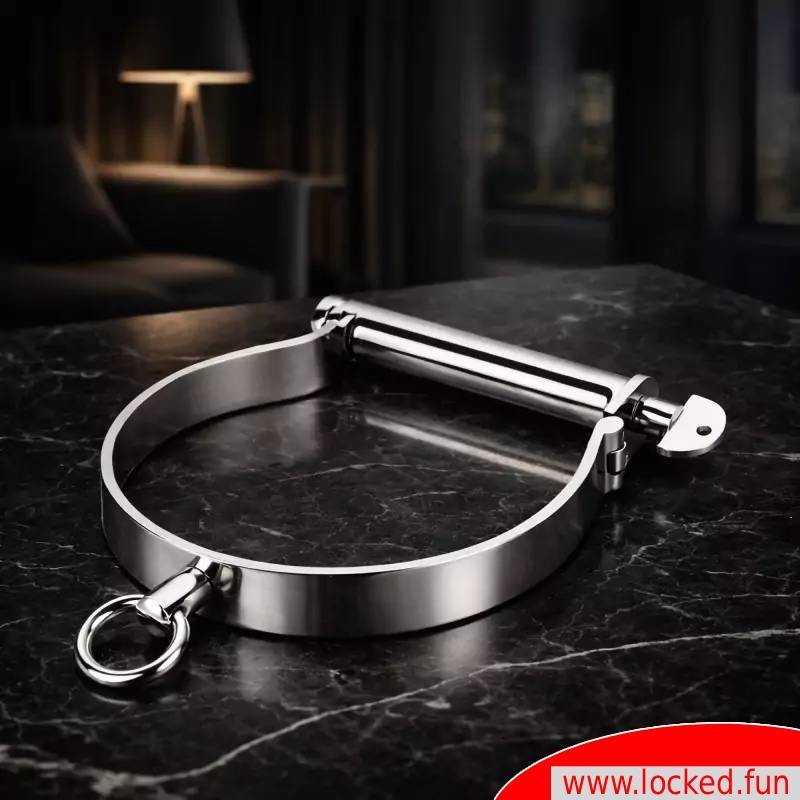 Collier BDSM en acier Style Darby