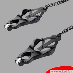 Pinces à tétons japonaises Clover Clamps noires