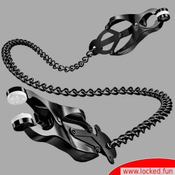 Pinces à tétons japonaises Clover Clamps noires