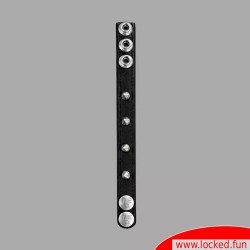 Cockring CAZZOMEO® en cuir avec spikes