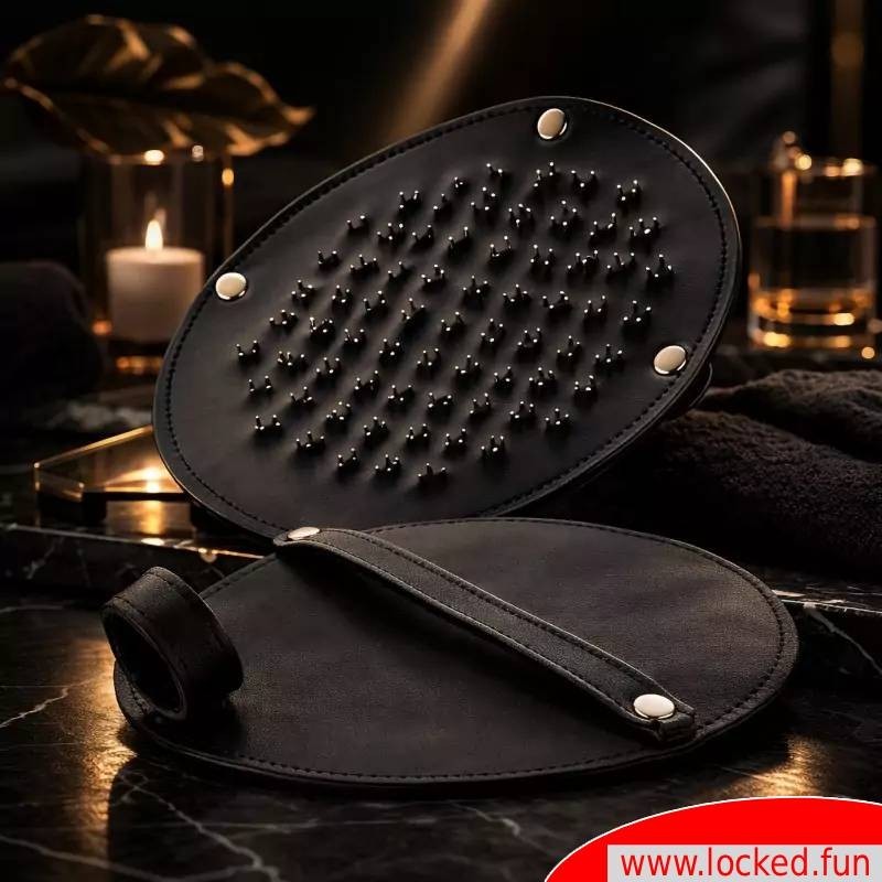 ThornTouch™ by MEO® - Paddle BDSM en cuir avec pointes