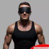 Masque pour les yeux BDSM en cuir Black Diamond