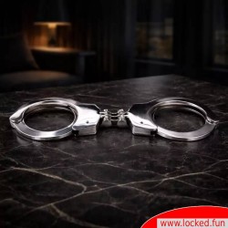 Menottes en inox - Dr. Sado exclusif