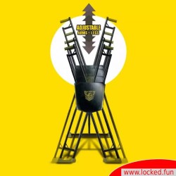 Croix de Saint-André MEO® portable pour le bondage