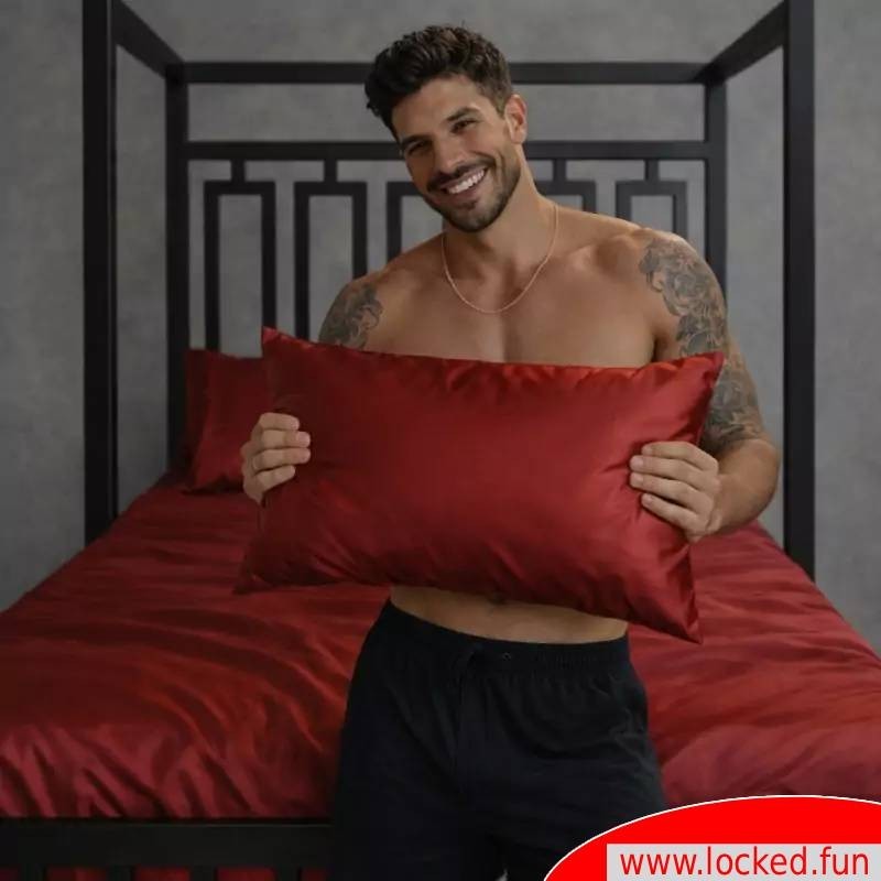 Taie d'oreiller imperméable rouge San Francisco