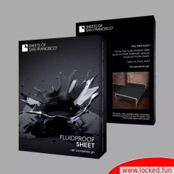 Drap de lit imperméable - rouge Sheets of San Francisco