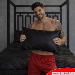 Taie d'oreiller noire – Sheets of San Francisco