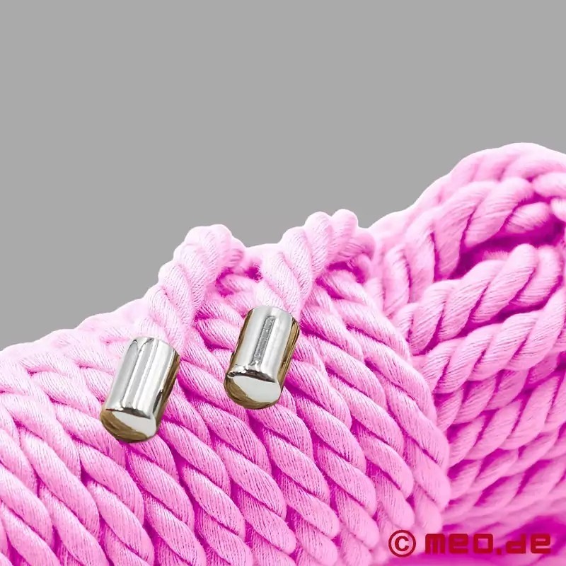 Corde de bondage rose en coton