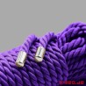 Corde de bondage violette en coton