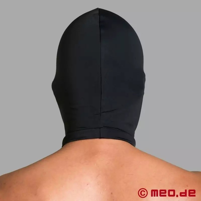 Masque BDSM en spandex - 2 couches – avec yeux et bouche