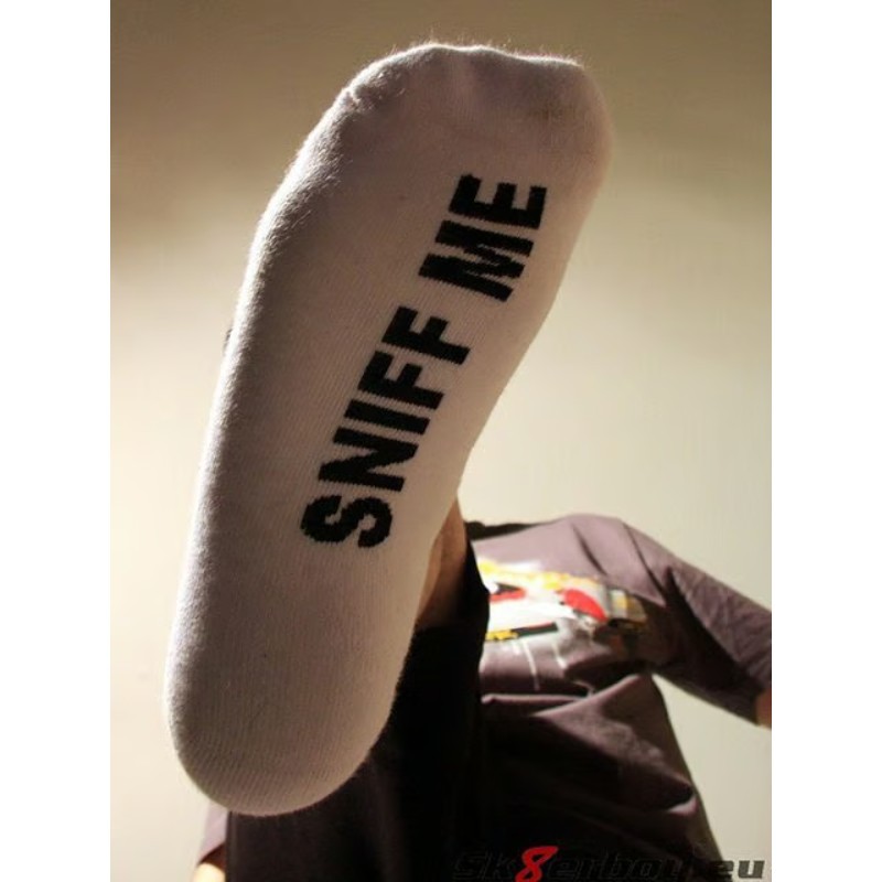 Chaussettes Sniff Me - Blanc SK8erboy