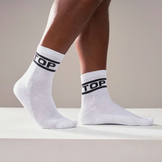 Chaussettes Top 2-Pack Blanc