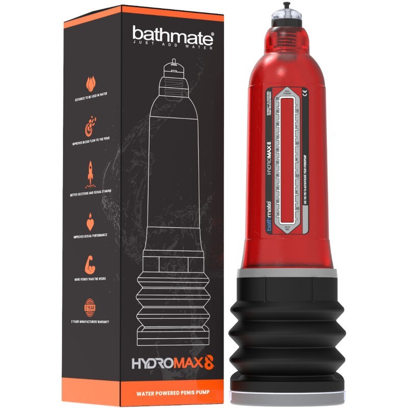 Hydromax 8 rouge - Bathmate