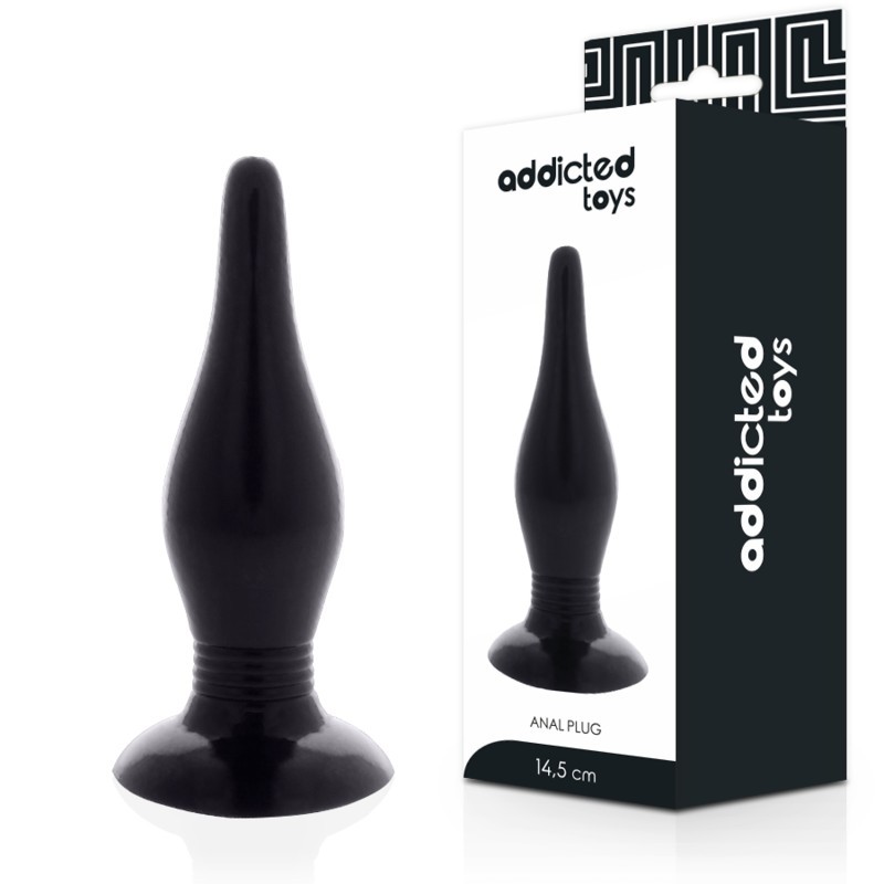 Plug anal 14.5 cm noir - Addicted Toys