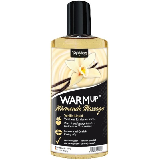 Huile massage vanille - Joydivision Warmup