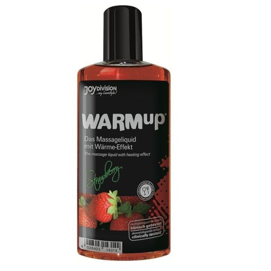 Huile massage fraise - Joydivision Warmup