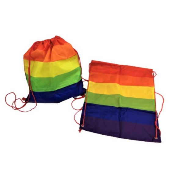 Sac à dos en tissus drapeau LGBT