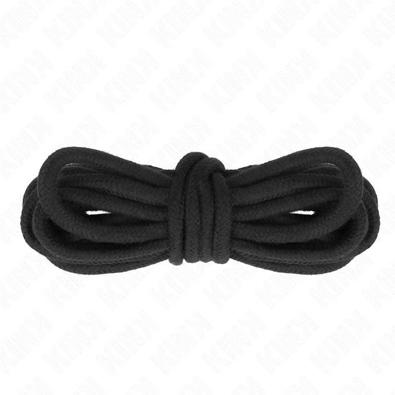 KINK - corde en coton noir 5, 10, 20 m