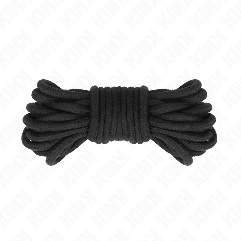 KINK - corde en coton noir 5, 10, 20 m