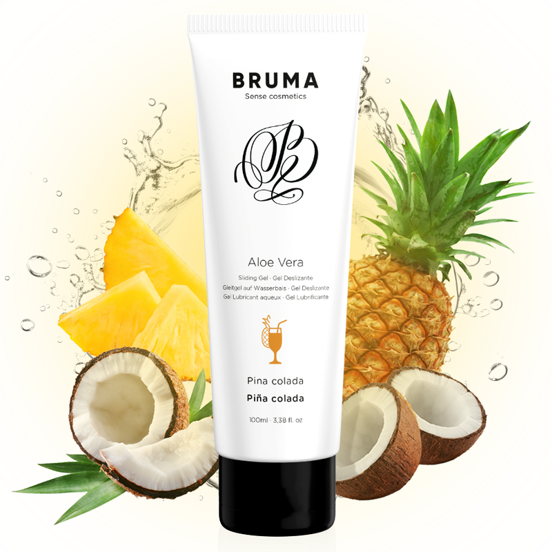 BRUMA - GEL GLISSANT À L''ALOE VERA SAVEUR PINA COLADA 100 ML