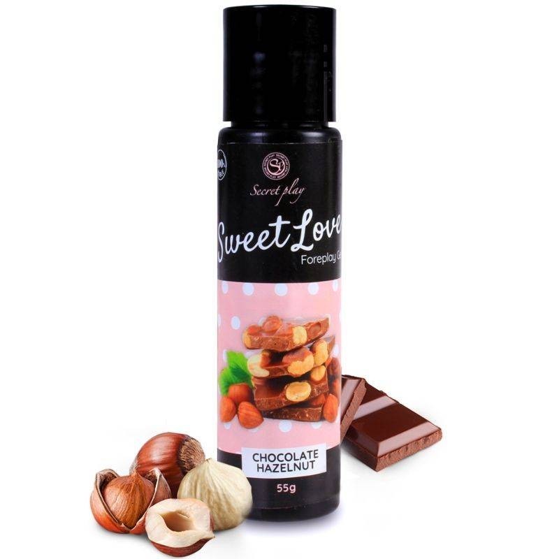 SECRETPLAY - GEL SWEET LOVE CHOCOLAT A LA NOISETTE 60 ML