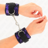 Bracelets nylon avec dentelle violette