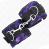 Bracelets nylon avec dentelle violette